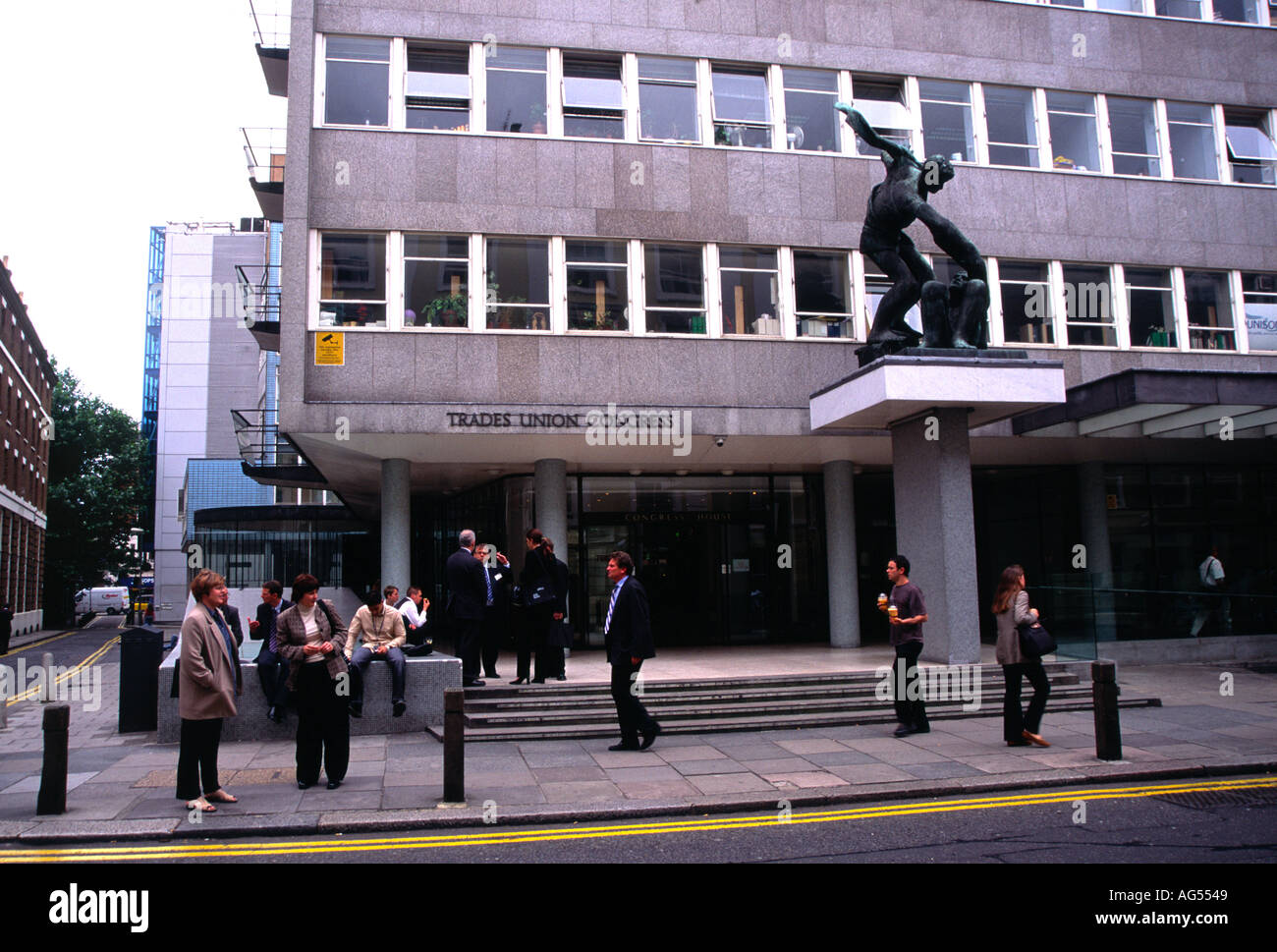 Trades Union Congress TUC headquarters building London Inghilterra England Foto Stock