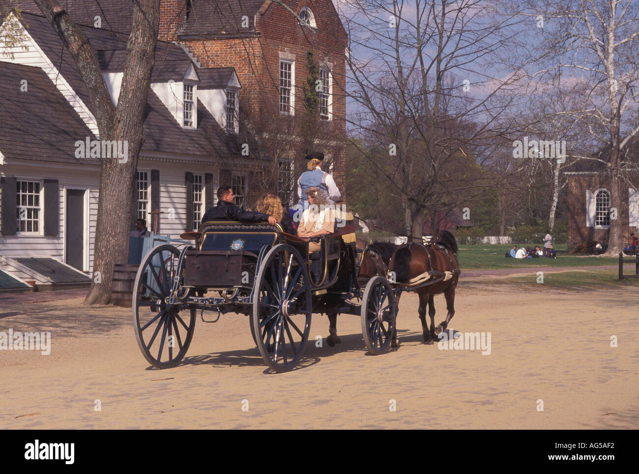 AJ15200, Colonial Williamsburg, VA, Williamsburg, Virginia Foto Stock