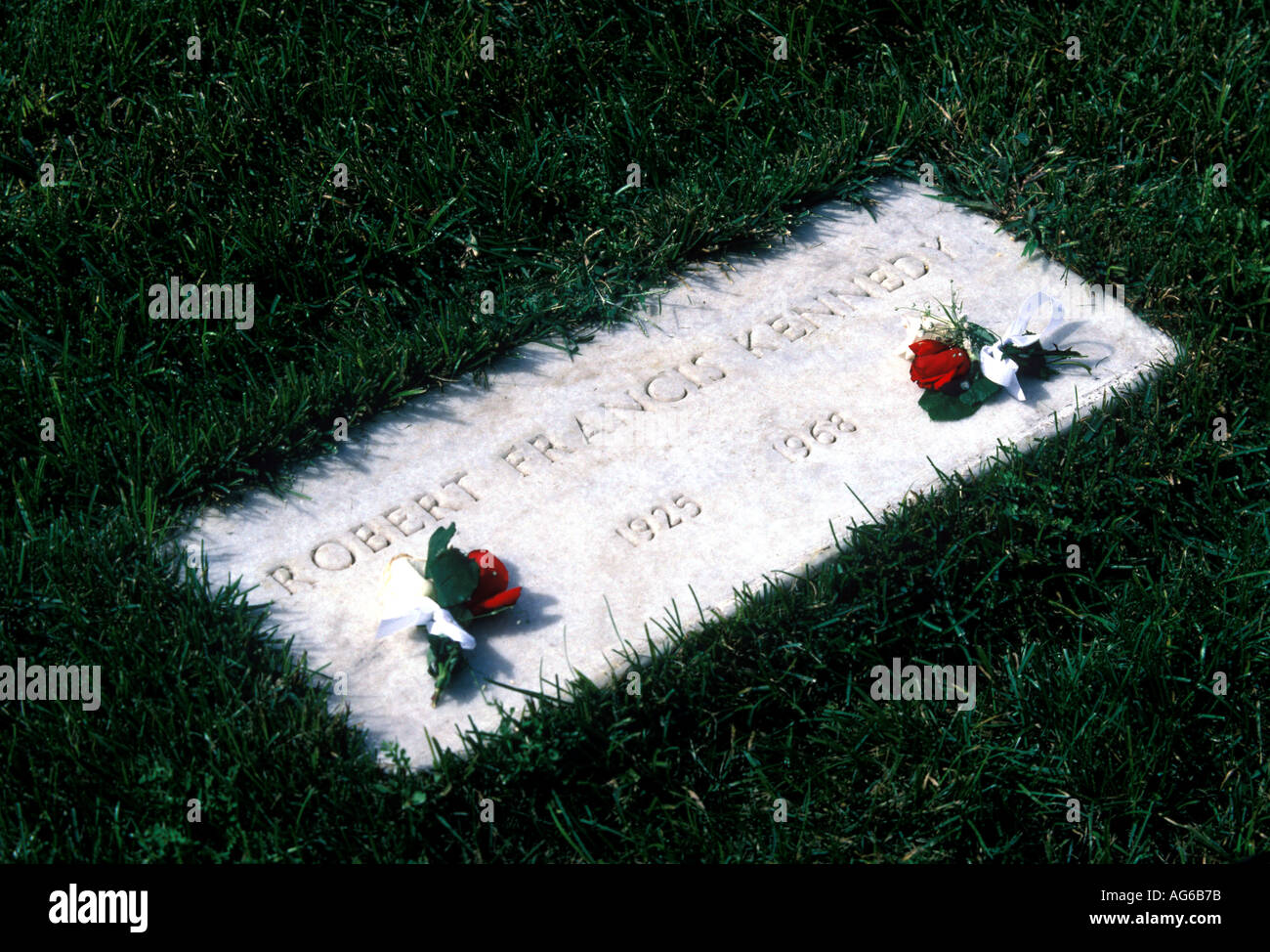 Robert Kennedy marcatore grave USA Foto Stock