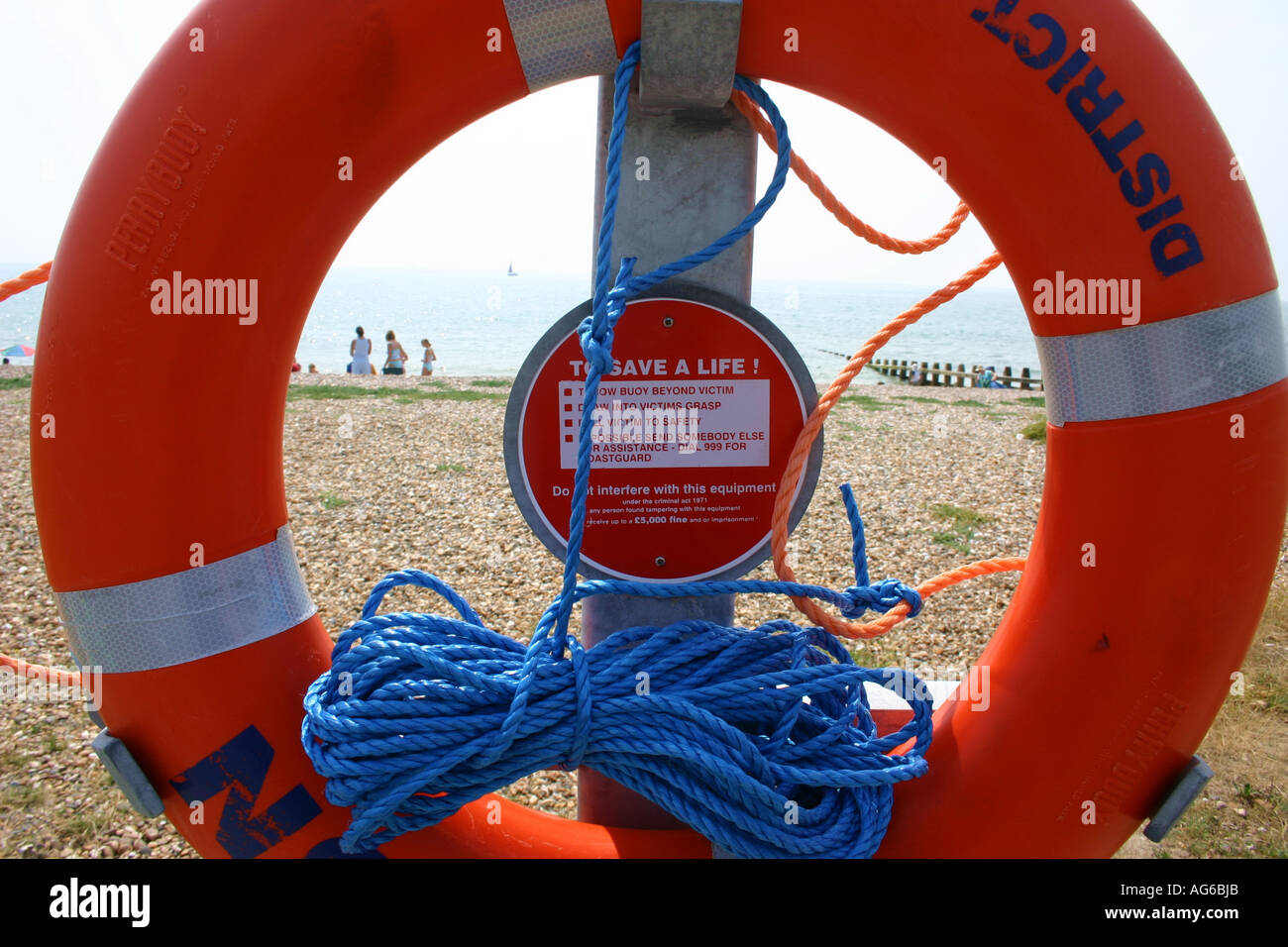 Anello di benedizione a holiday resort sul mare Foto Stock