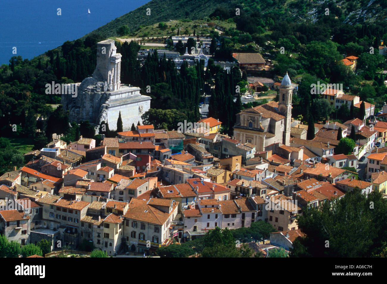 La Turbie Alpes-Maritimes 06 French Riviera Cote d Azur PACA FRANCIA Foto Stock