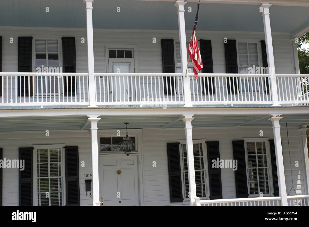 Casa tipica in Beaufort, South Carolina, STATI UNITI D'AMERICA Foto Stock