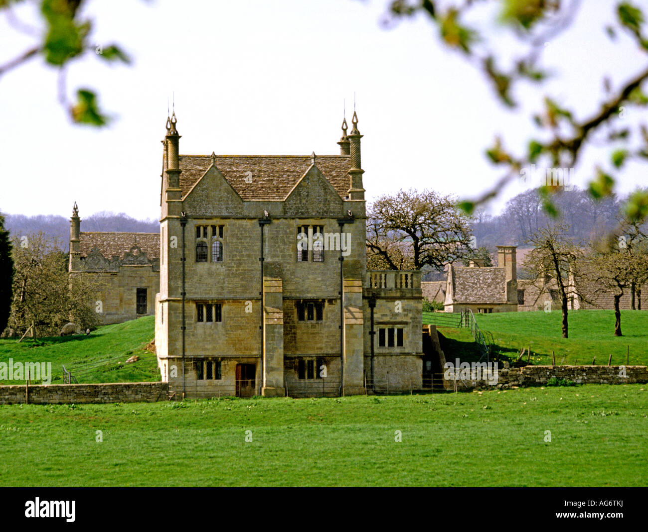 Regno Unito Gloucestershire Chipping Camden lodge di Camden casa distrutta nella guerra civile Foto Stock