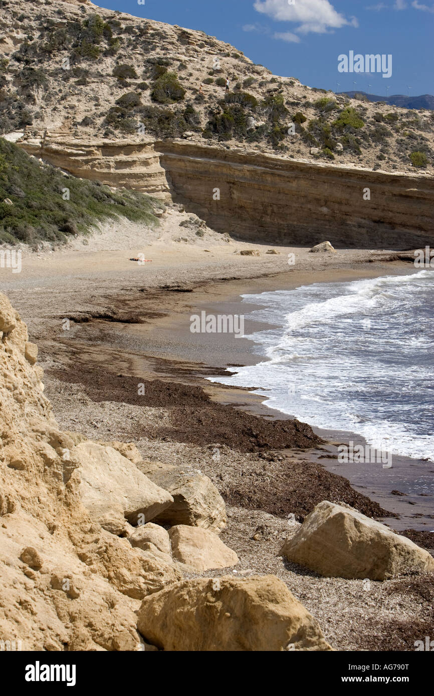 La Spiaggia Di Fourni Sul Mar Egeo Lato Dellisola Greca Di