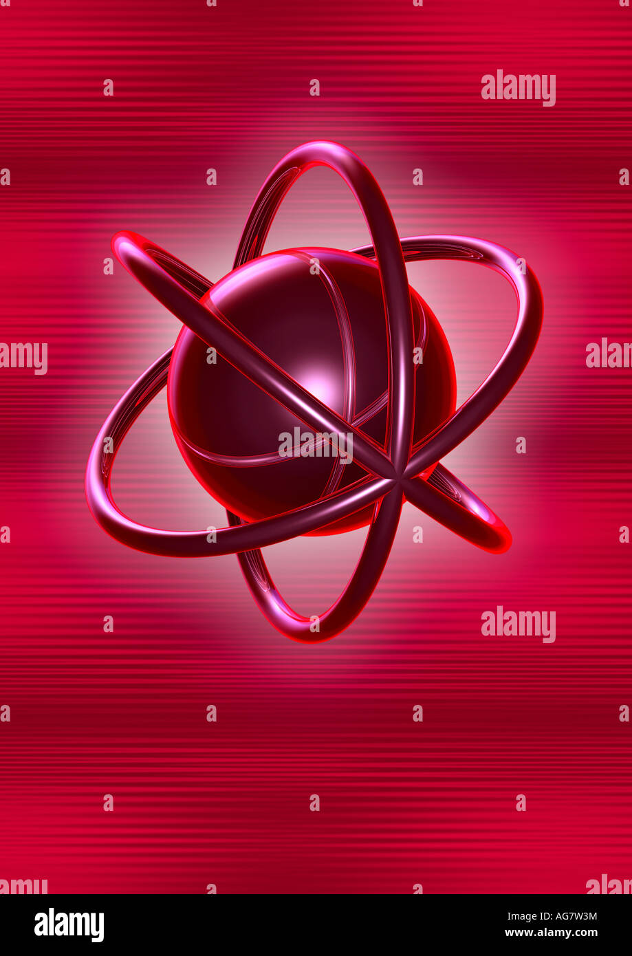 atomo Foto Stock
