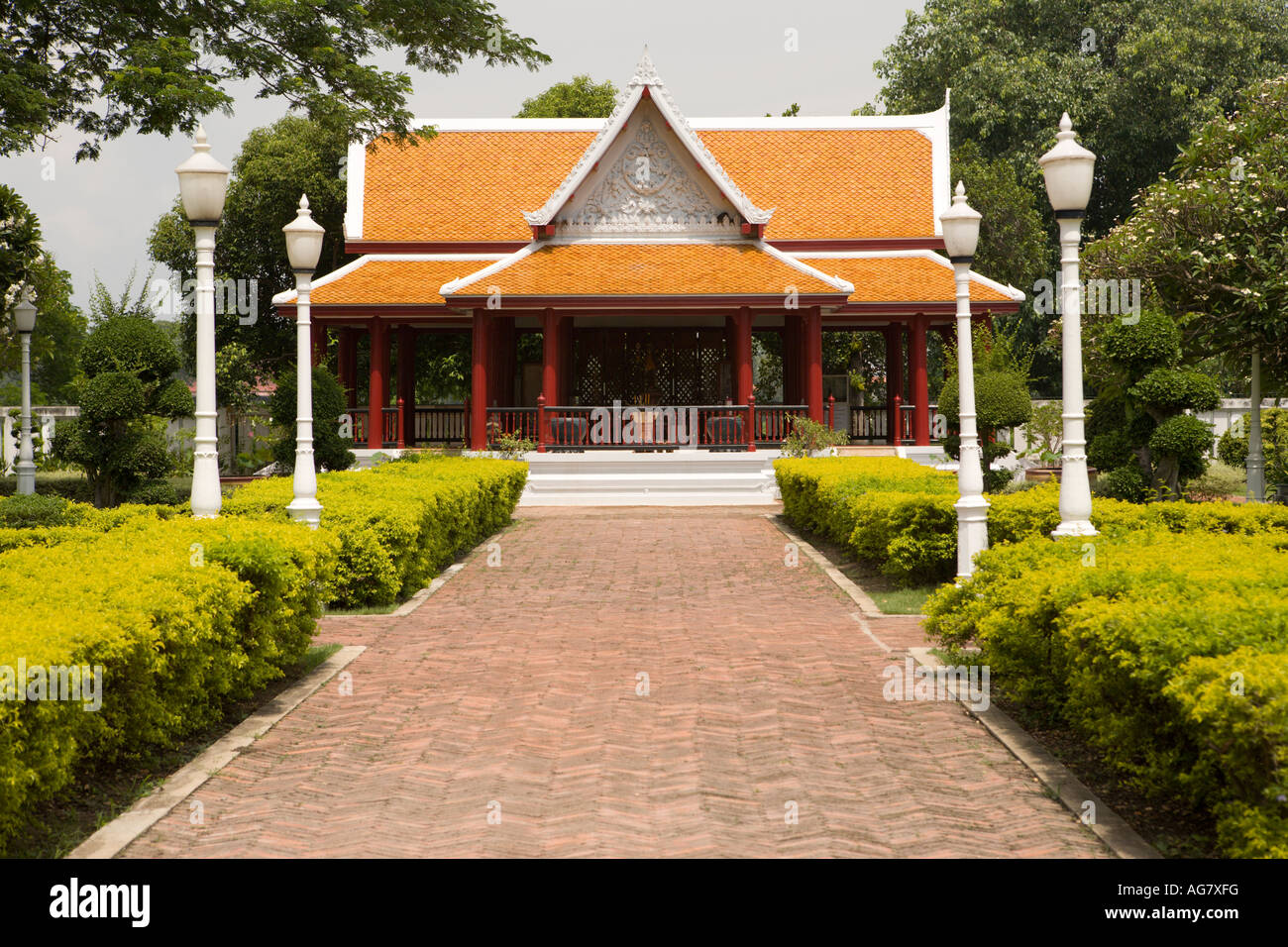 Chedi Phra Si Suriyothai, al parco storico di Ayutthaya Foto Stock