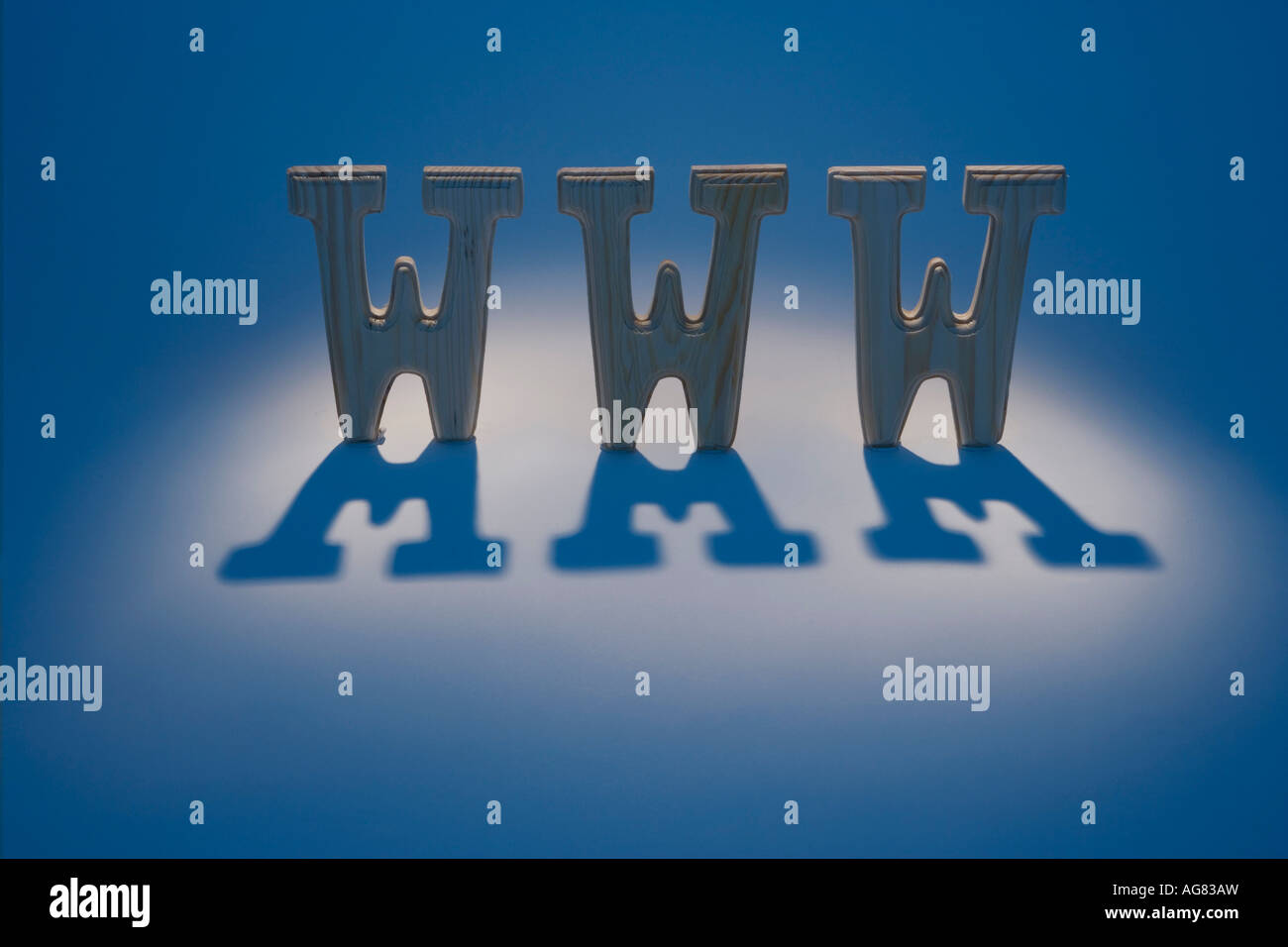 Abbreviazione per il World Wide Web Foto Stock