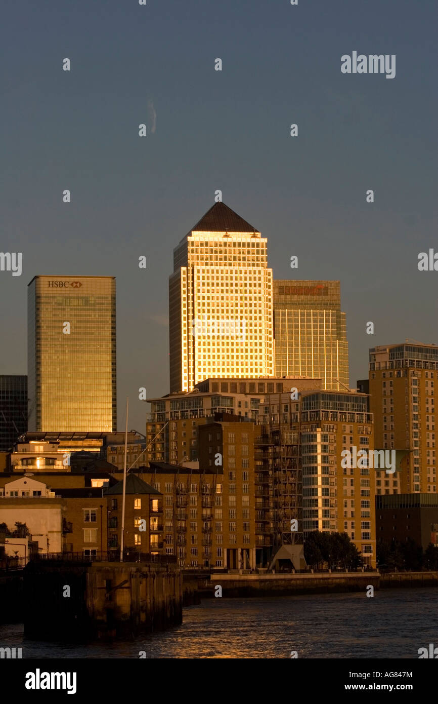 Canary Wharf London Foto Stock