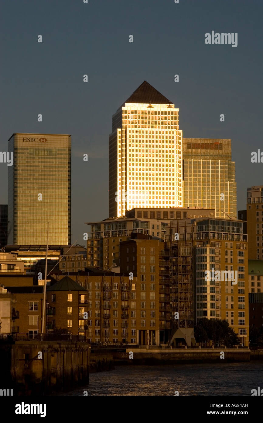 Canary Wharf London Foto Stock