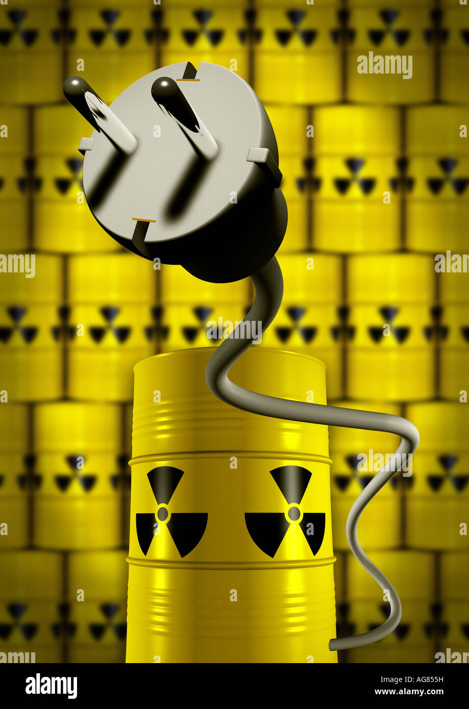 Energia nucleare Kernenergie Atomkraft Foto Stock