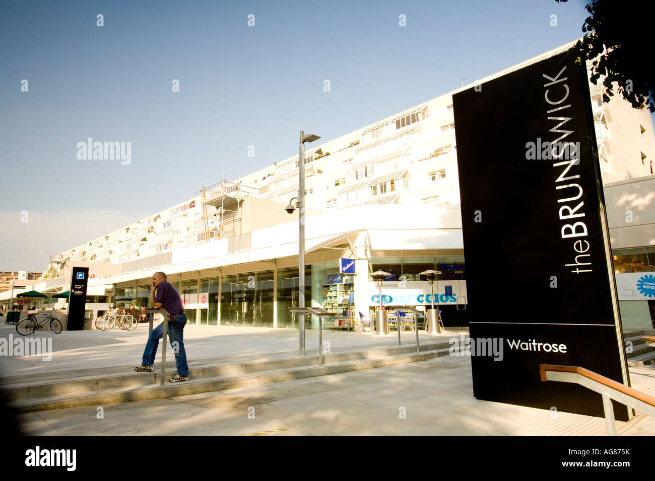 Il recentemente ristrutturato brunswick shopping centre in Bloomsbury, Londra Foto Stock