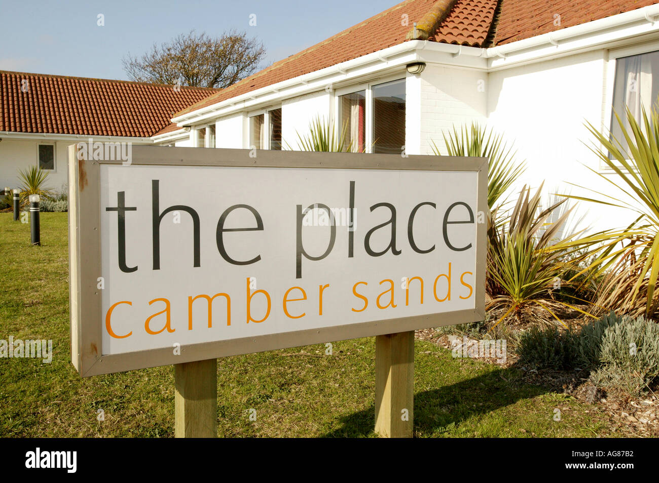 Il Place Hotel Camber Sands East Sussex Fotografia di David Mansell Foto Stock