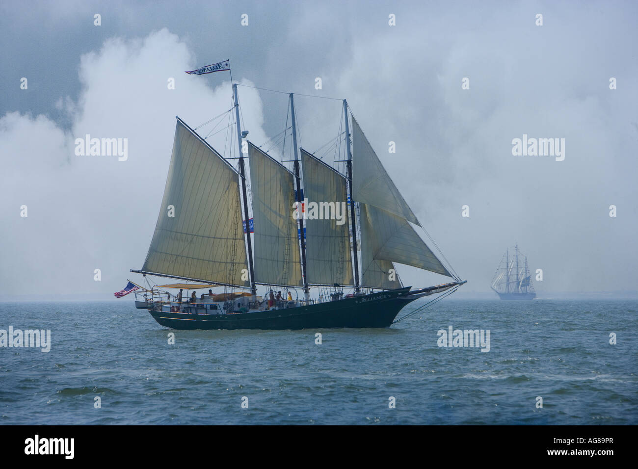 Tall Ship, Norfolk, Virginia Foto Stock