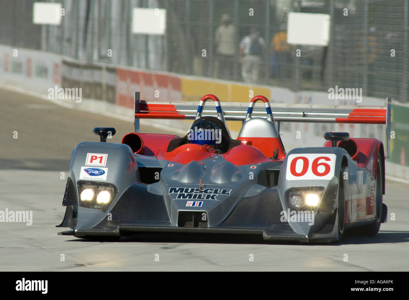 Il team Cytosport Lola B06/10-AER pilotato da al Detroit Auto sportiva sfida presentata da Bosch Foto Stock