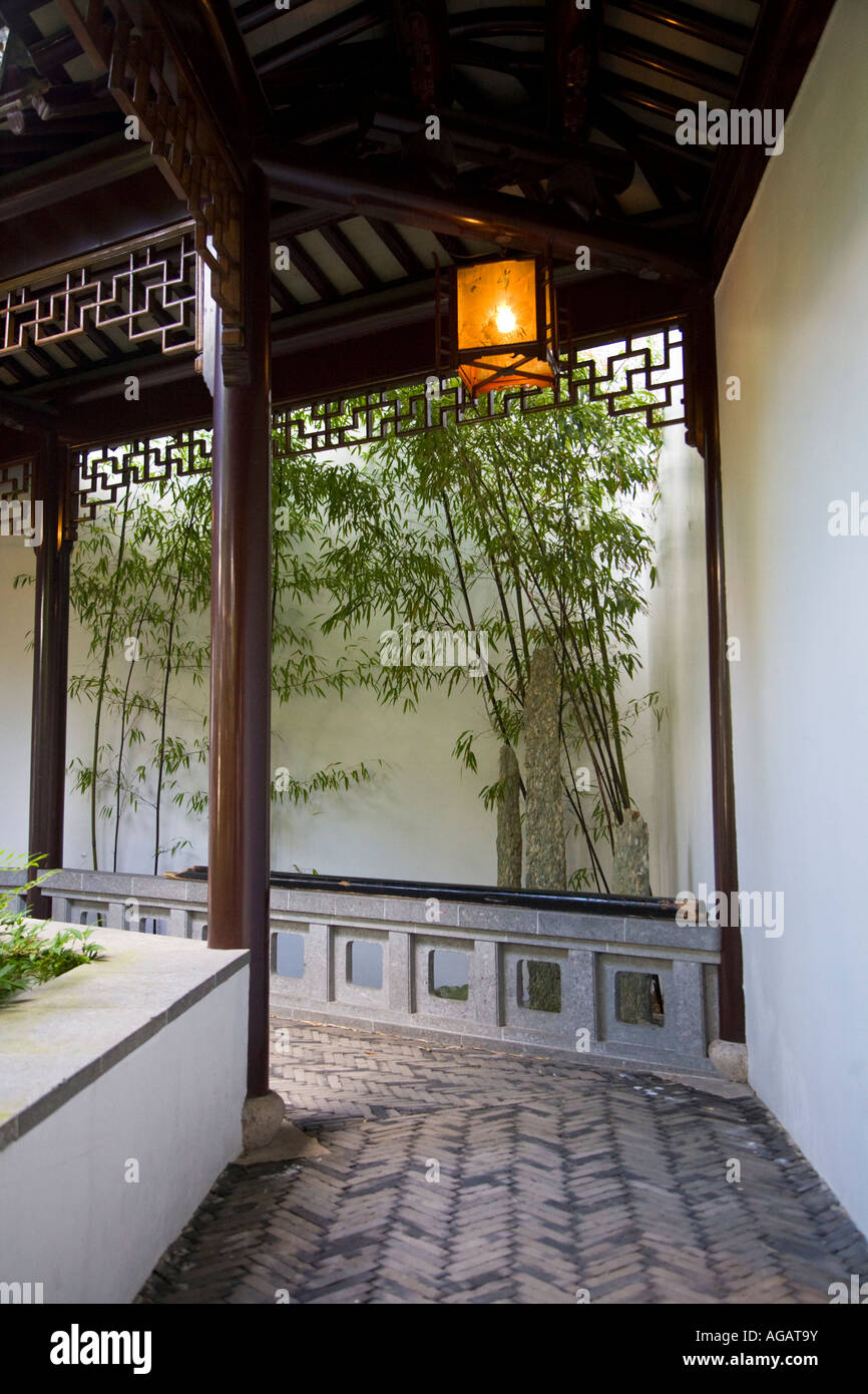 Lo studioso cinese Garden Foto Stock