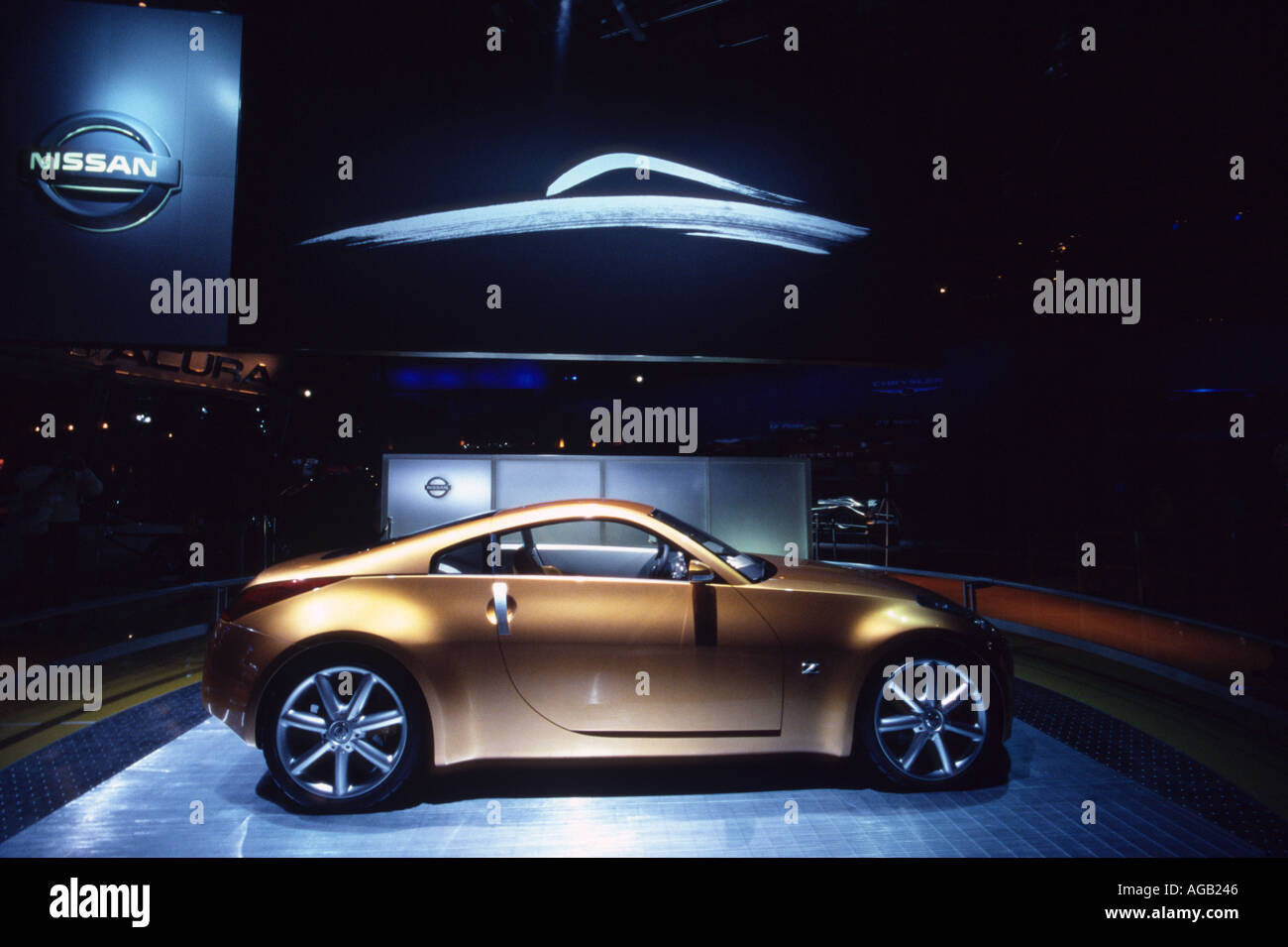 Nissan Z concept car al North American International Auto Show 2001 Foto Stock