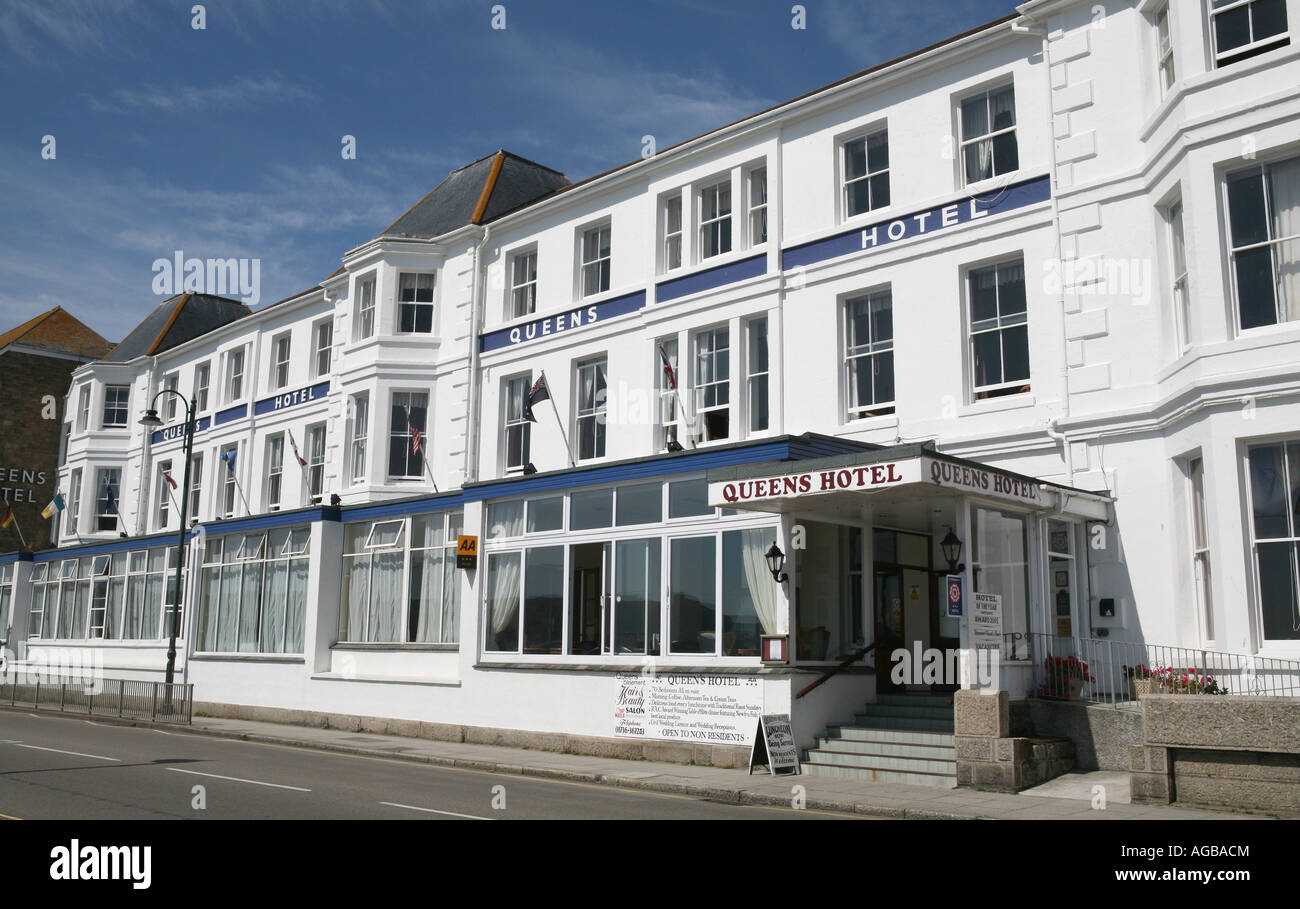 Il Regina Hotel Penzance, Cornwall, Regno Unito Foto Stock