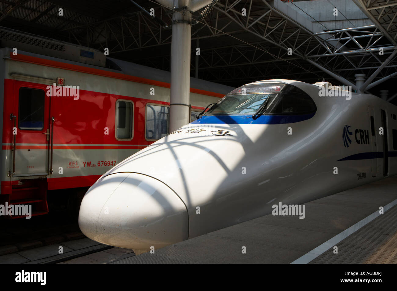 Cina Ferrovia Highspeed, CRH, Shangahi, Cina Foto Stock