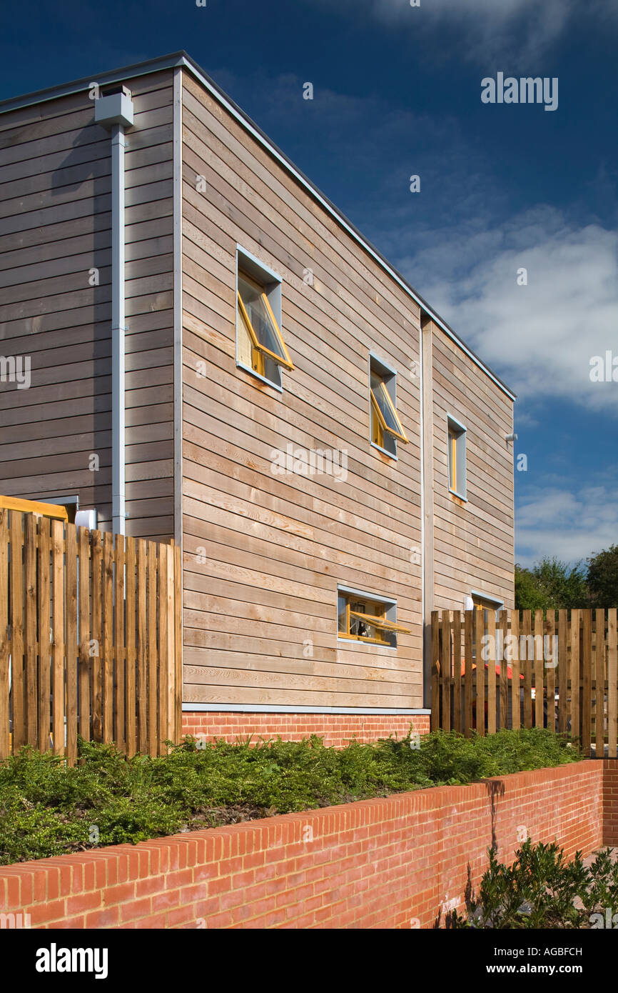 Case di famiglia, alloggi sociali, St Lukes corte, Drayton Street, Winchester Foto Stock