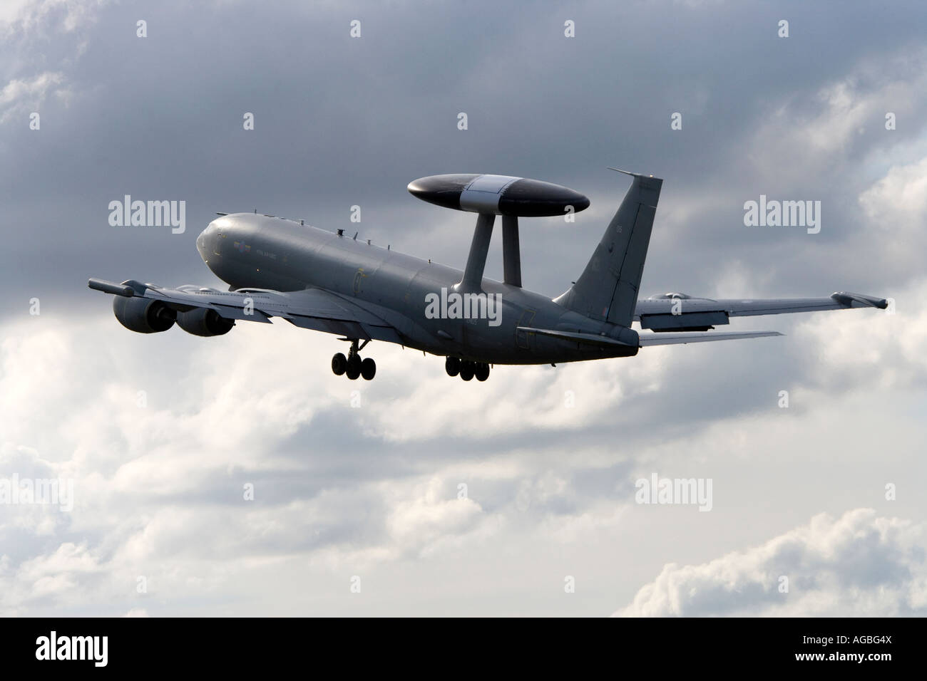 Boeing E-3 Sentry è un militare di airborne warning e il sistema di controllo degli aerei AWACS Foto Stock
