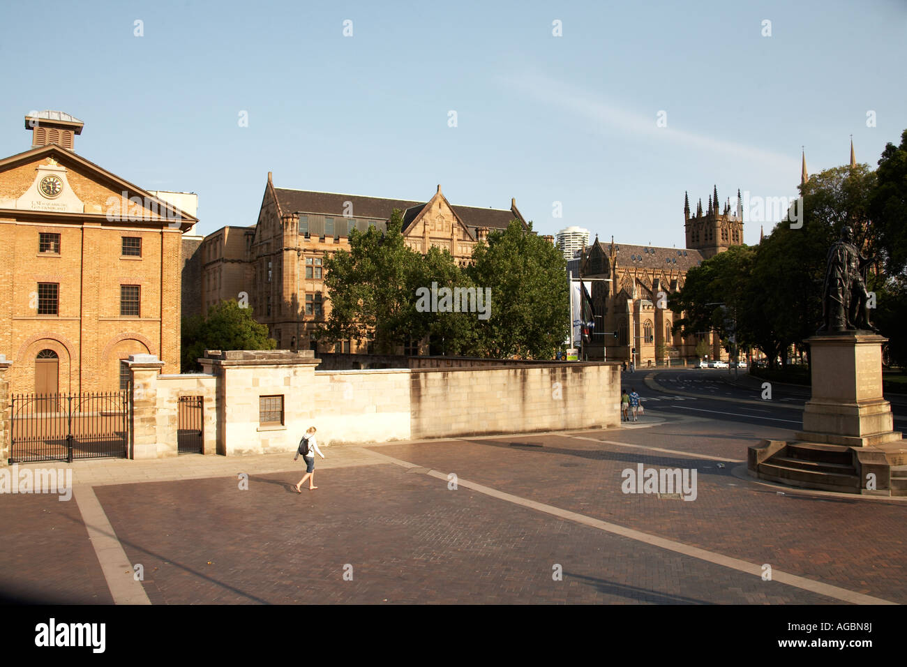 Hyde Park Barracks museo antico edificio storico a Sydney nel Nuovo Galles del Sud Australia NSW Foto Stock