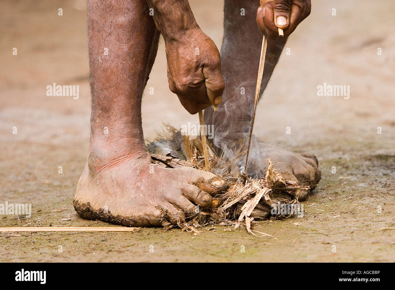 Messa a fuoco, Papua Nuova Guinea Foto Stock
