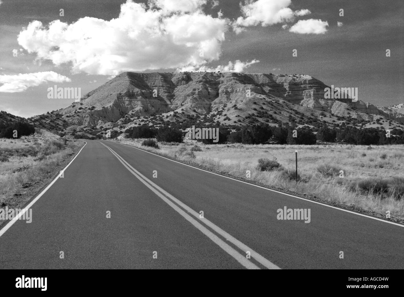 Straight Road to Nowhere Foto Stock