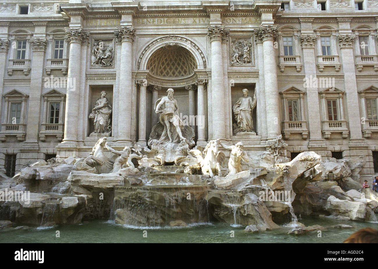 Fontana di Trevi Roma Foto Stock