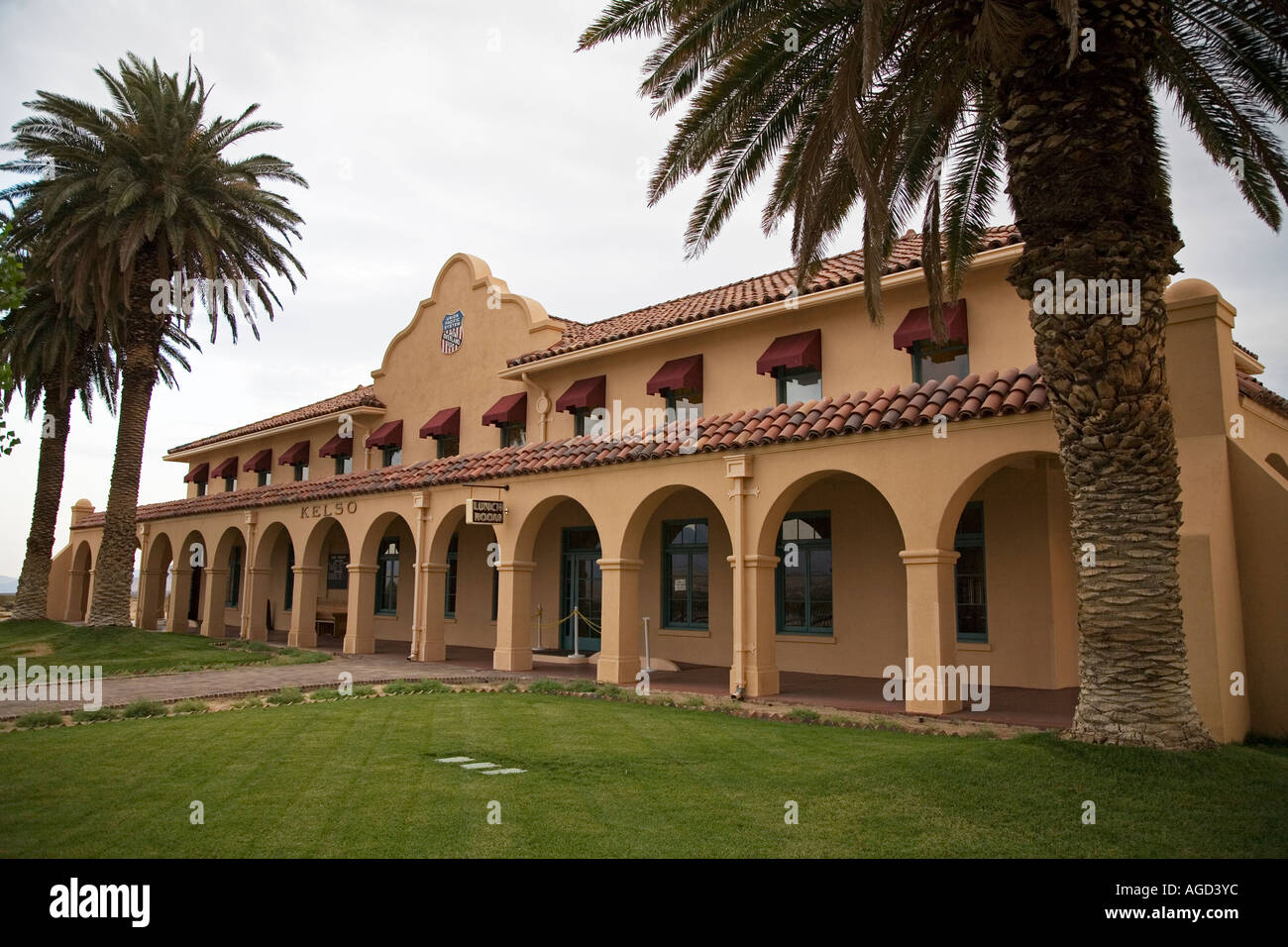 Kelso Railroad Depot Foto Stock