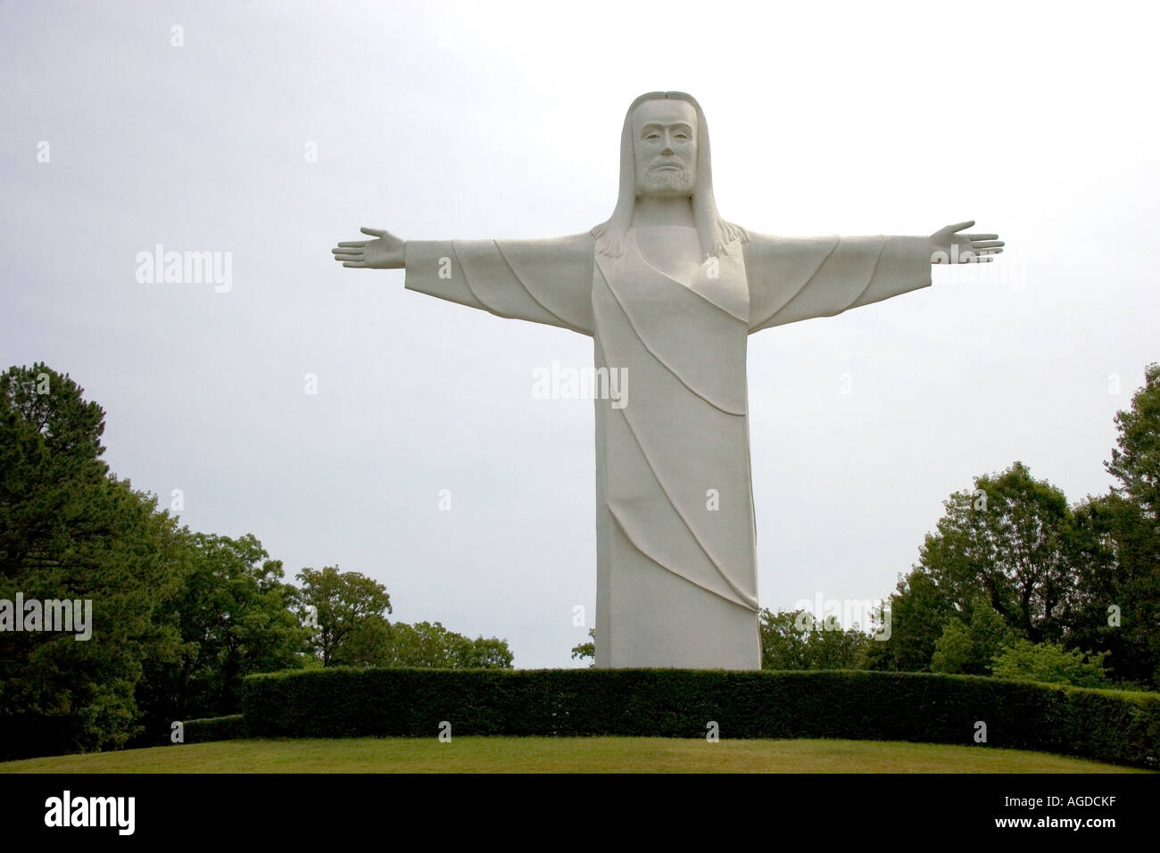 Cristo della statua di Ozarks a Eureka Springs, Arkansas. Foto Stock