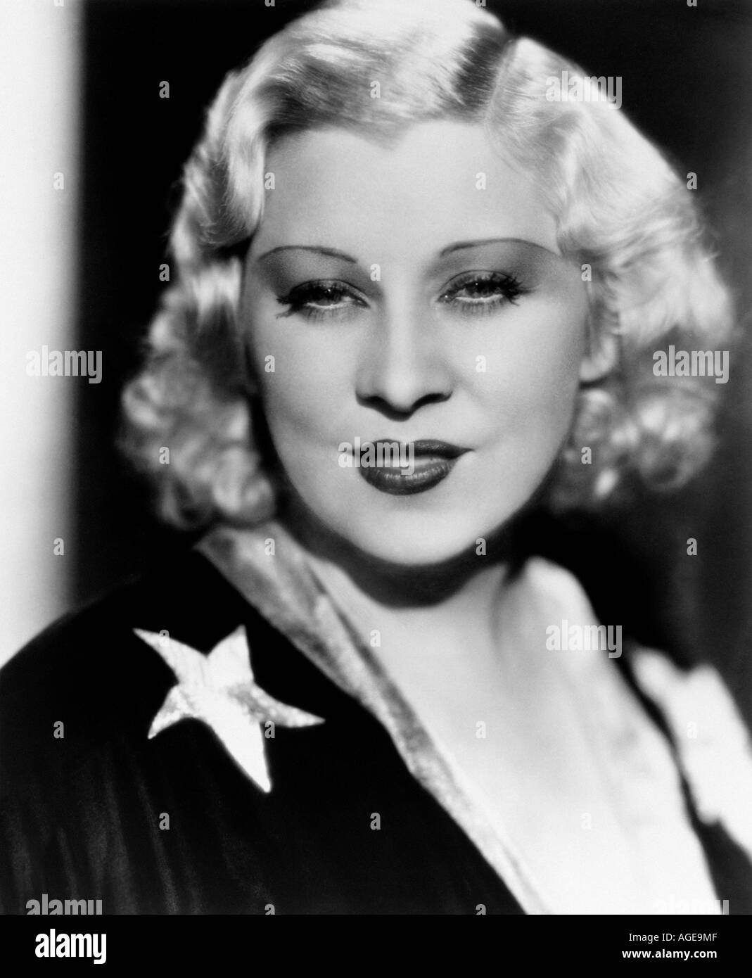 MAE WEST US attrice Foto Stock
