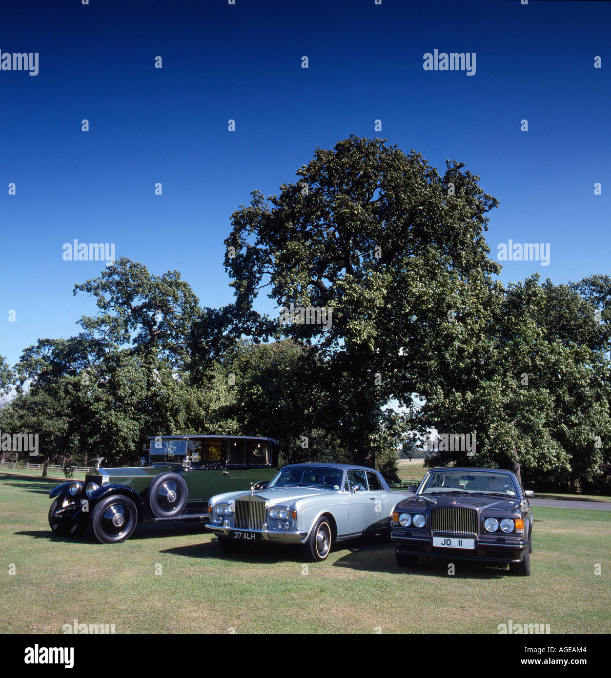 Rolls Royce & Bentley cars in ambiente rurale Foto Stock