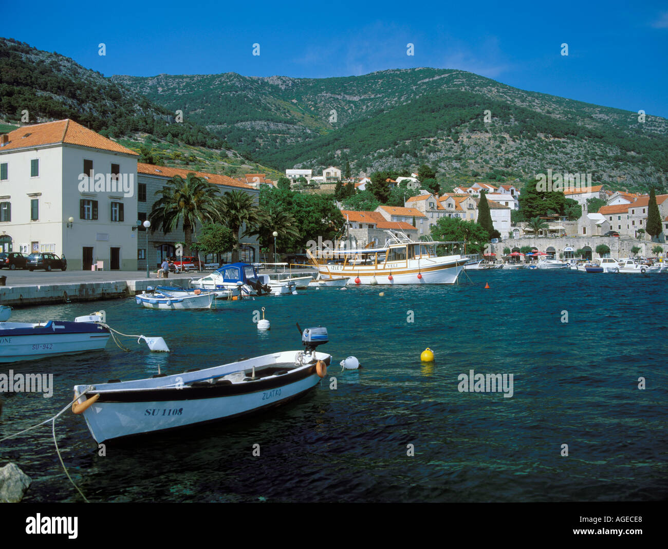 Croazia Isola di Brac Bol Foto Stock