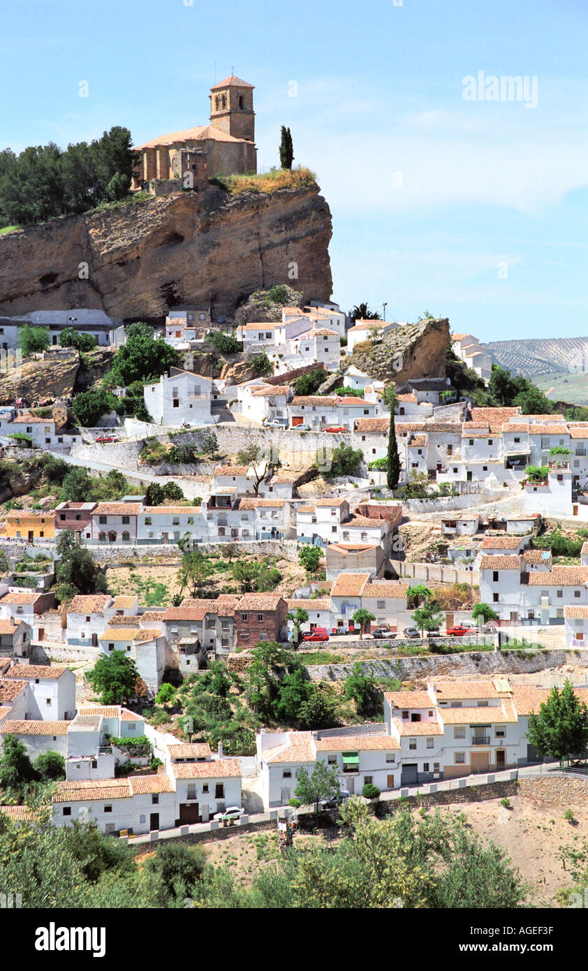 Montefrio villaggi bianchi Spagna Foto Stock