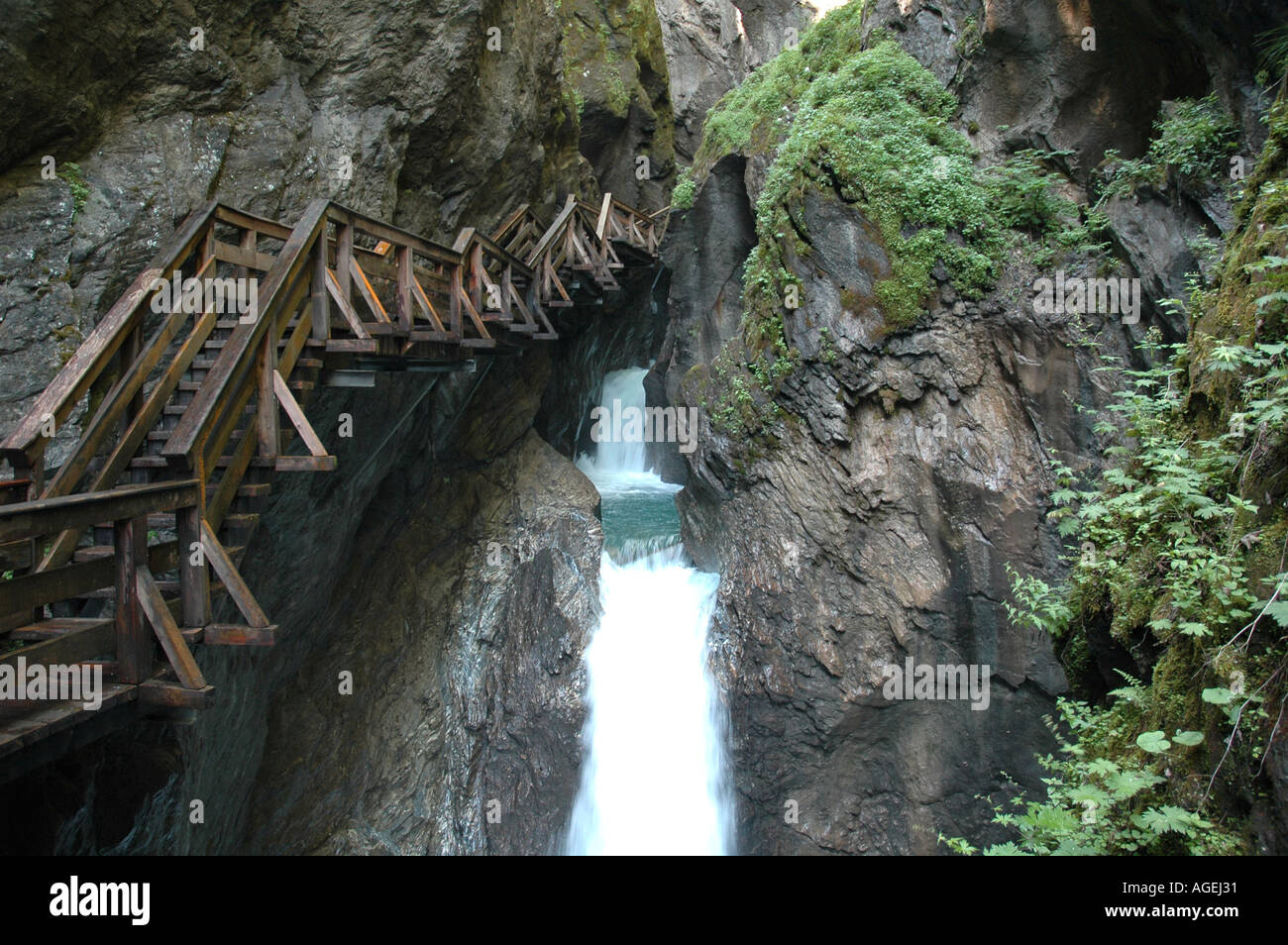 Sigmund Thun Gorge cascata Austria Foto stock - Alamy