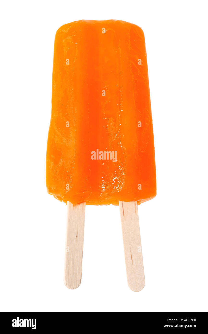 Popsicle arancione Foto Stock
