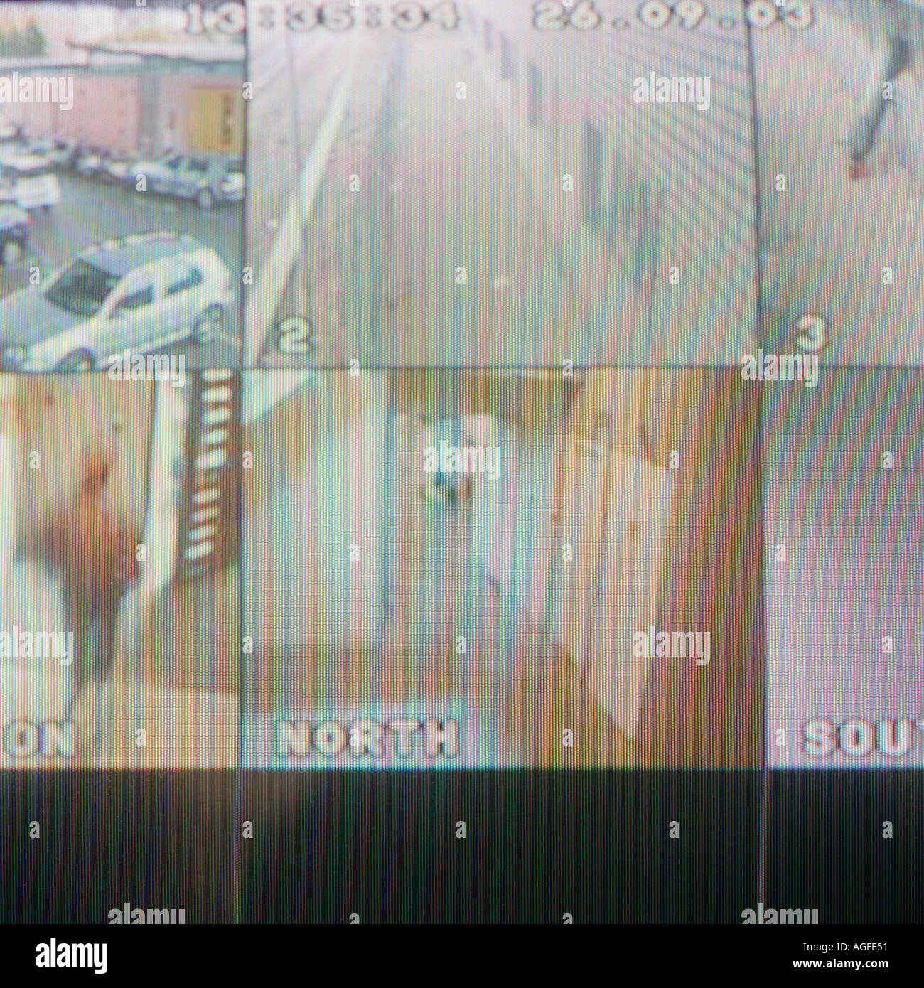 Filmati CCTV Foto Stock