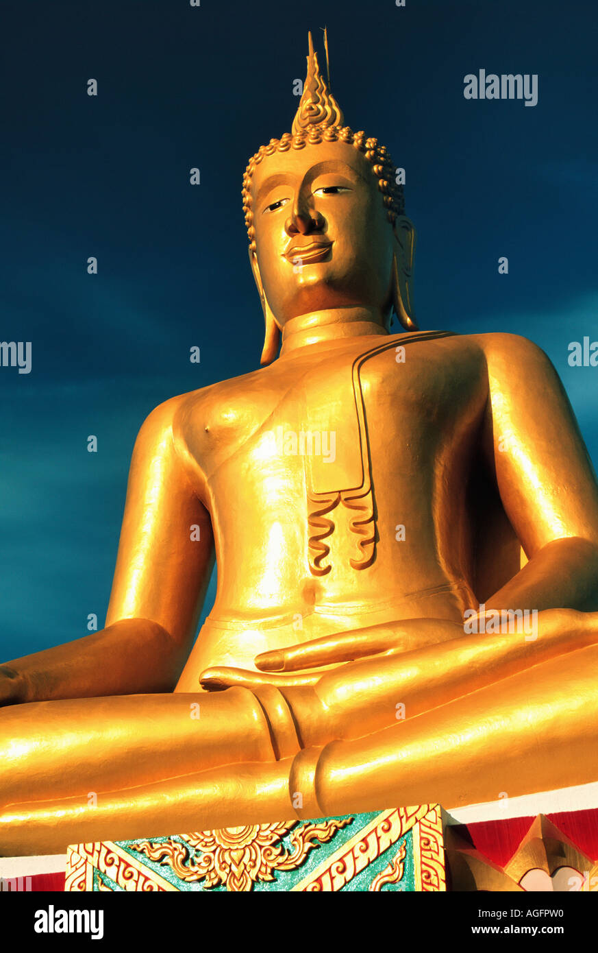 Statua di buddha del santuario, Big Buddha isola, Koh Samui, Thailandia Foto Stock