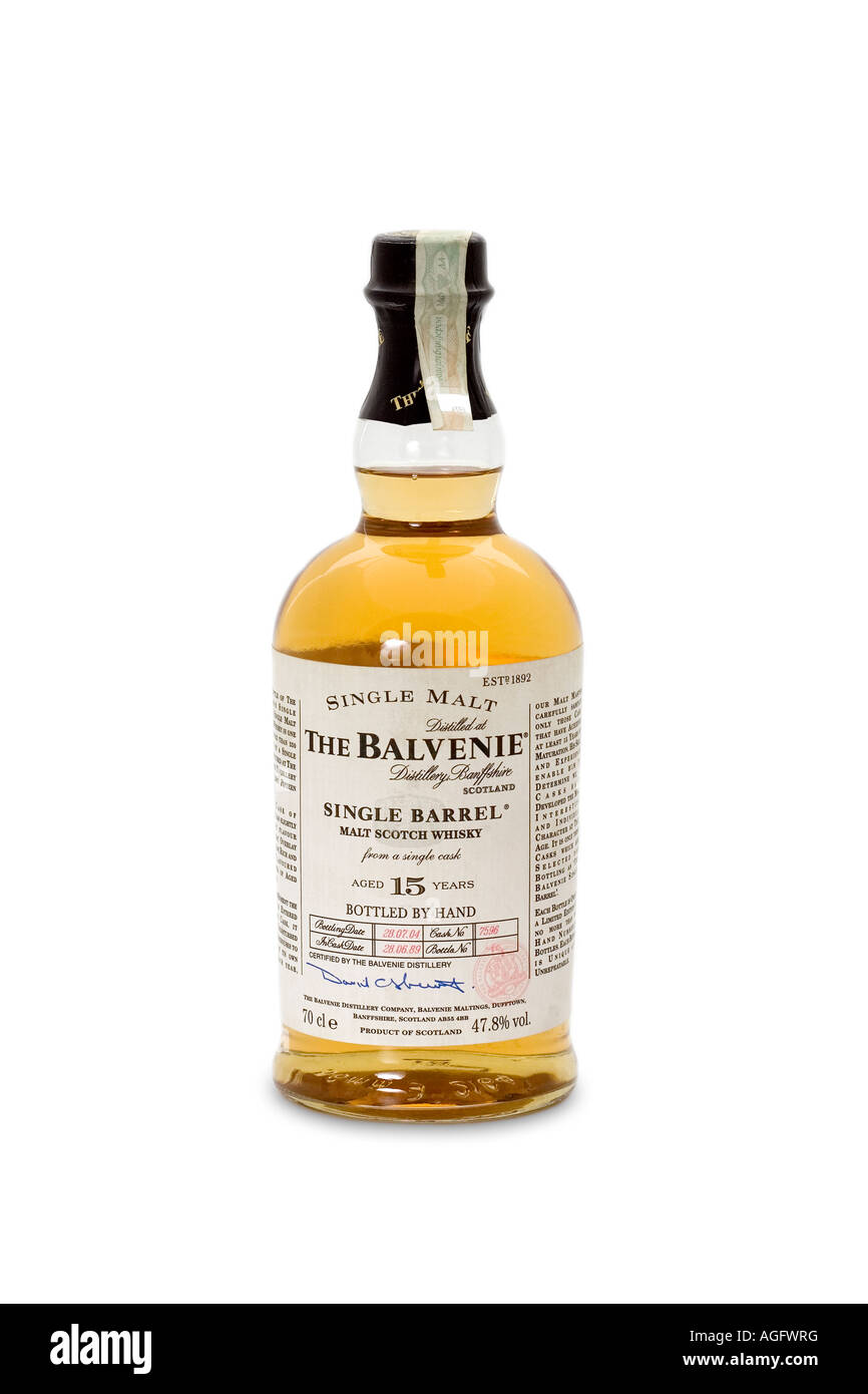 Il Balvenie scotch whisky Foto Stock
