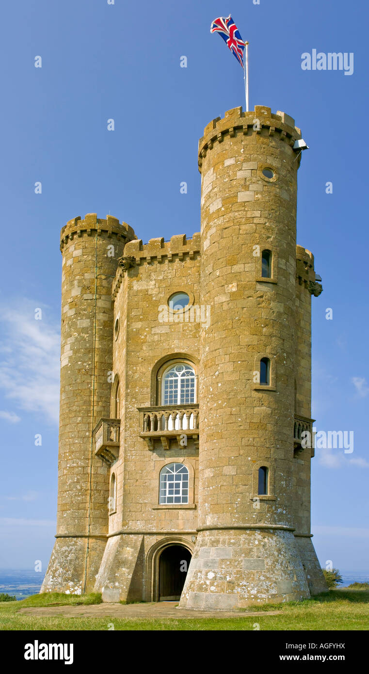 Torre di Broadway Country Park cotswolds Worcestershire Inghilterra Regno Unito Foto Stock