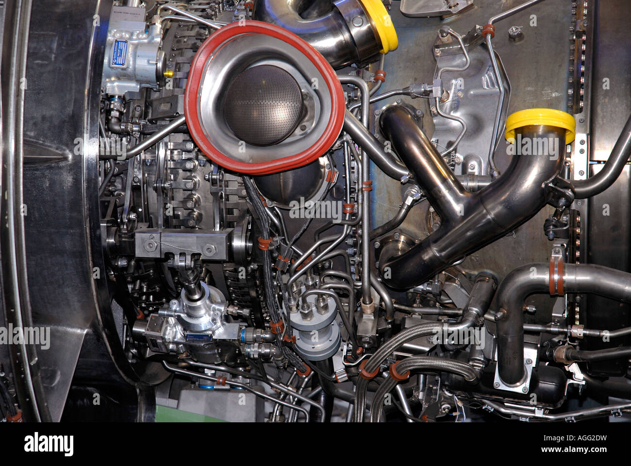 MTU aero engine International Paris Air Show Le Bourget Francia Foto Stock