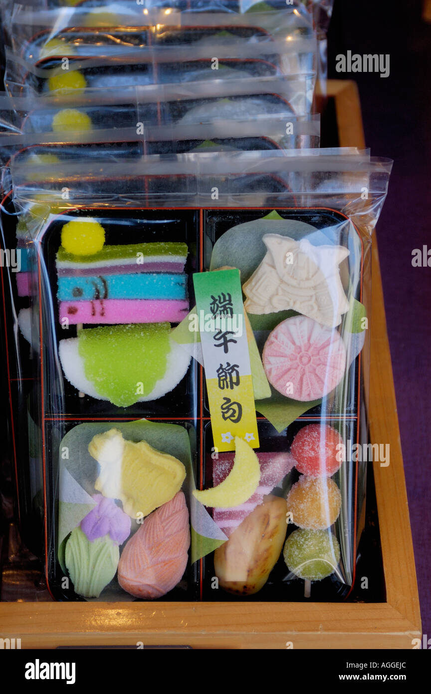 I dolci giapponesi, candy, Tokyo, Giappone Foto Stock