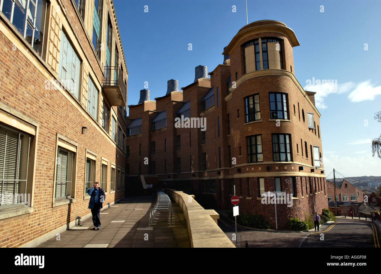 La chimica di sintesi la costruzione presso la University of Bristol England Regno Unito Foto Stock