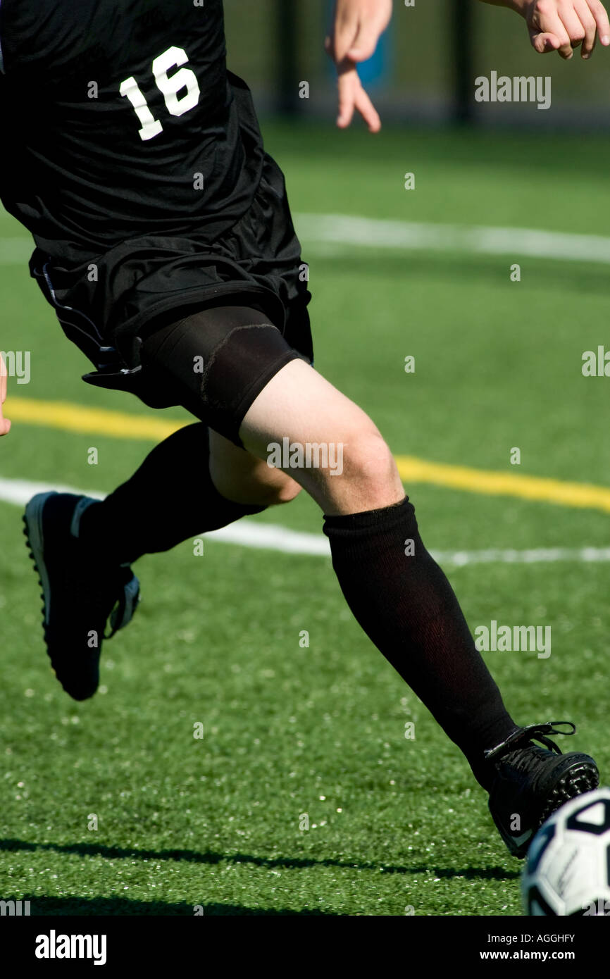 College soccer azione. Foto Stock