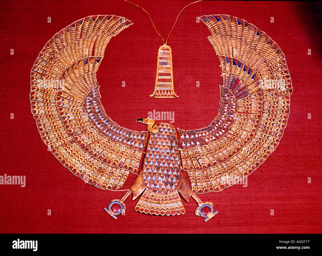 Vulture Il collare da Tutankhamon's Treasure. Foto Stock