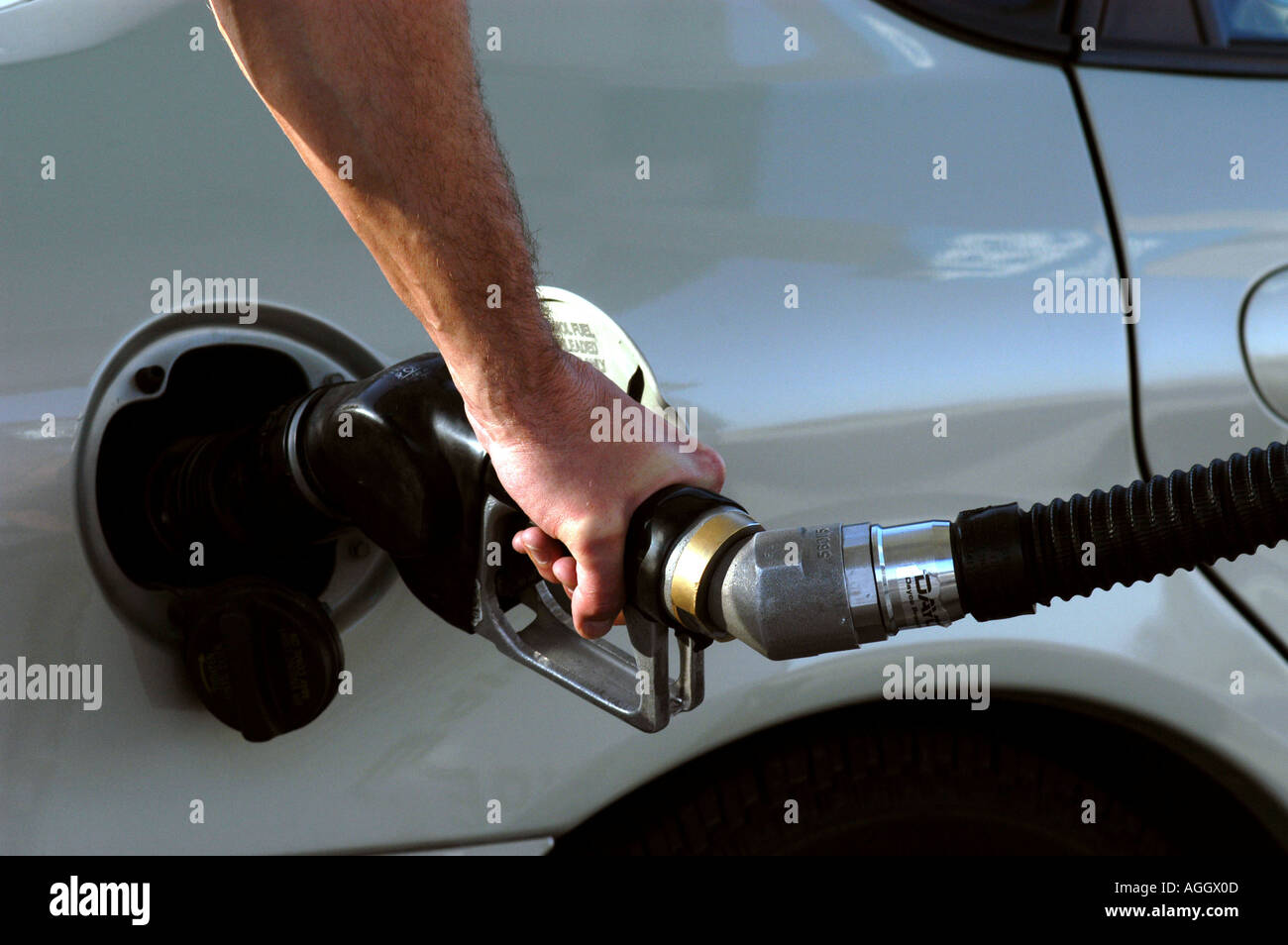 Stazione di gas tanking Foto Stock