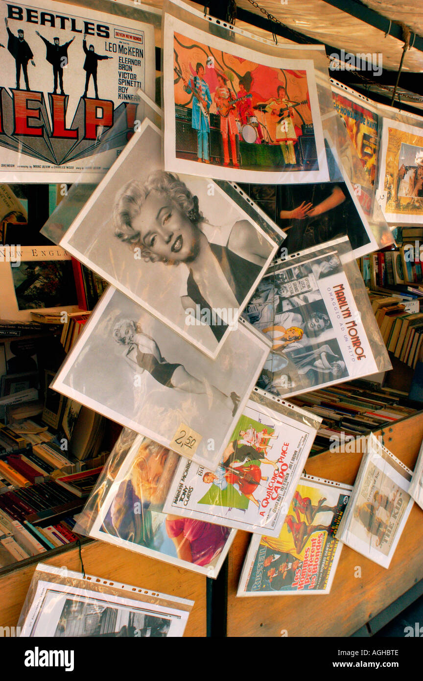 Poster per la vendita, Roma, Italia Foto Stock