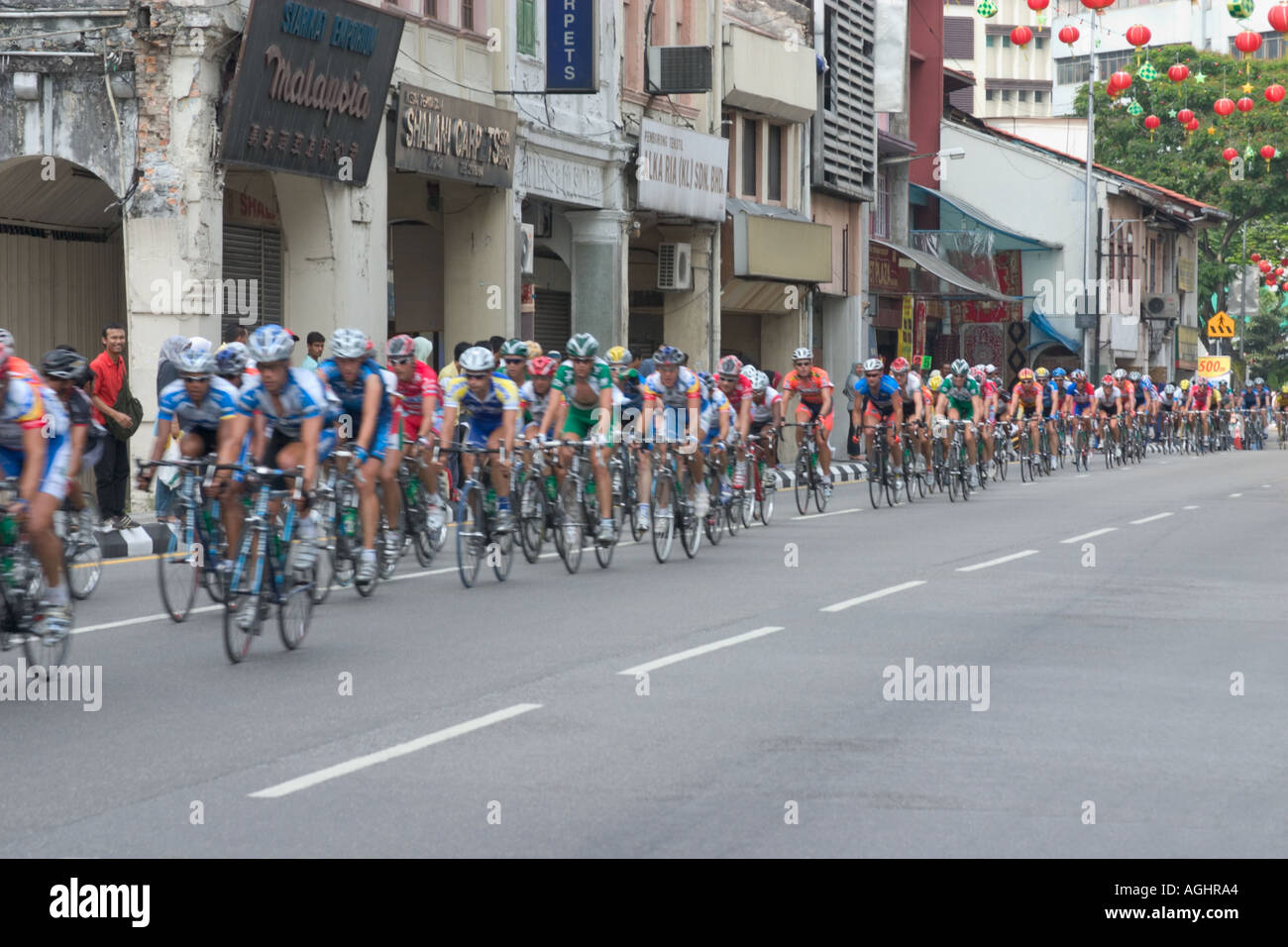 Le Tour de Langkawi manifestazione ciclistica in kuala Lumpur 2005 Foto Stock