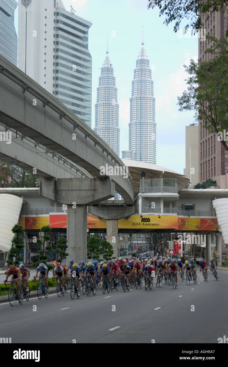 Le Tour de Langkawi manifestazione ciclistica in kuala Lumpur 2005 Foto Stock