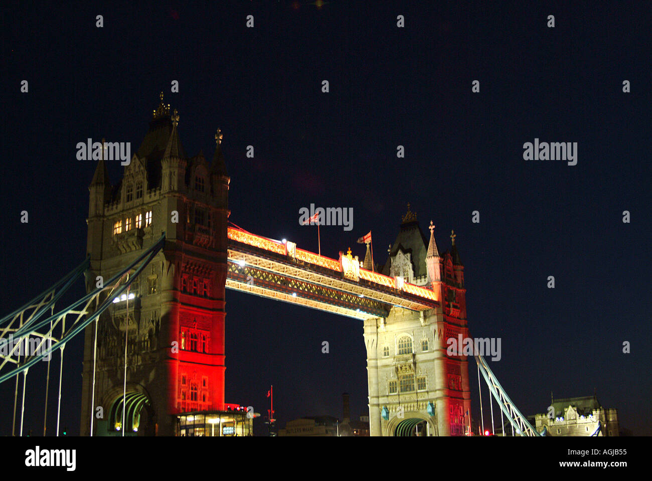 Il Tower Bridge di Londra Foto Stock